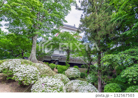 秋田県秋田市　千秋公園　久保田城御隅櫓 132567503