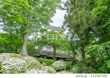 秋田県秋田市　千秋公園　久保田城御隅櫓 132567504