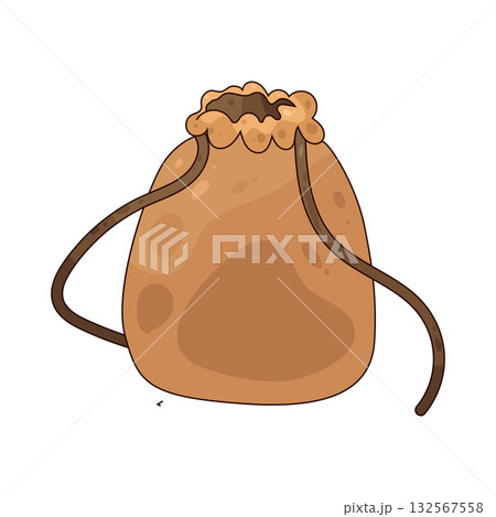 illustration of Drawstring Bag illustration of Drawstring Bag 132567558