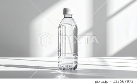 《AI画像》ペットボトルに入ったミネラルウォーター 132567972