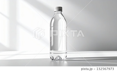 《AI画像》ペットボトルに入ったミネラルウォーター 132567973