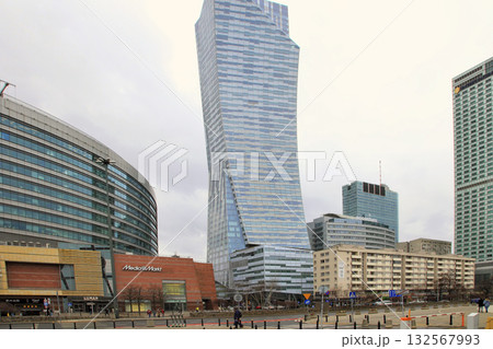 WARSAW, POLAND - FEBRUARY 23, 2020: Warsaw Financial Centre, Poland 132567993