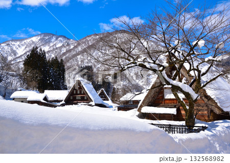 冬　五箇山　菅沼合掌集落 132568982