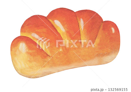 クリームパンのイラスト クリームパンのイラスト 132569155