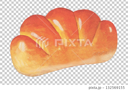 クリームパンのイラスト クリームパンのイラスト 132569155