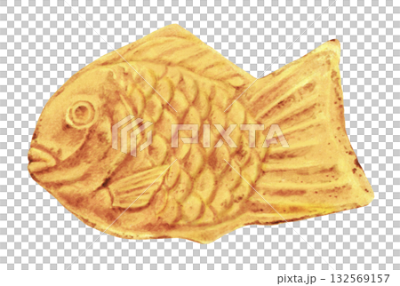 Illustration of taiyaki Illustration of taiyaki 132569157