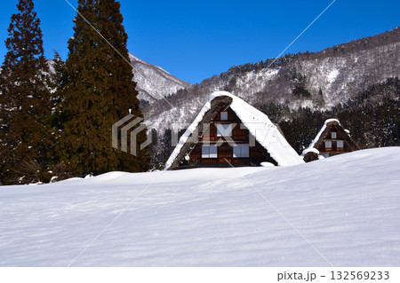冬 白川郷 冬 白川郷 132569233