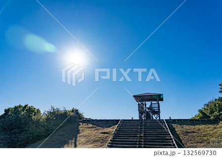 三重県鳥羽市 パールロード鳥羽展望台からすぐ近くの箱田山園地の展望台 三重県鳥羽市 パールロード鳥羽展望台からすぐ近くの箱田山園地の展望台 132569730