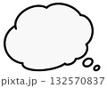 想像する吹き出し　考える　思う 132570837