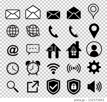 Internet related vector illustration icon set Internet related vector illustration icon set 132573841
