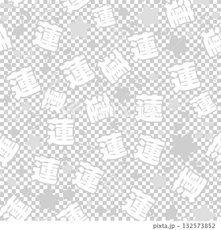 白色の蓮のシームレスパターン 132573852