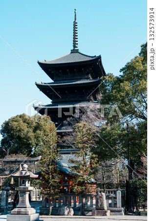 東寺　五重塔 132573914