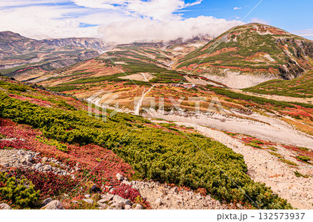 北の大地の高山風景 ― 大雪山黒岳 132573937