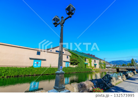 北海道 小樽市 小樽運河 北海道 小樽市 小樽運河 132573995