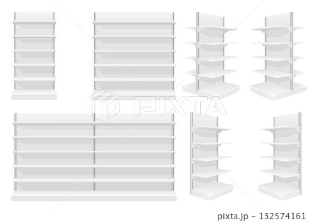 shelving rack for store in shop market cartoon stock vector illustration shelving rack for store in shop market cartoon stock vector illustration 132574161