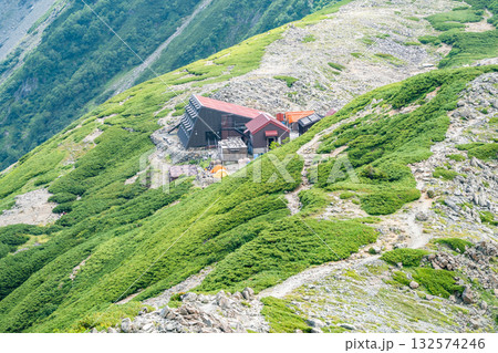 北岳山荘 南アルプスの北岳登山 北岳山荘 南アルプスの北岳登山 132574246