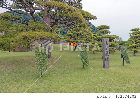 鹿児島 仙巌園 庭園風景 132574282
