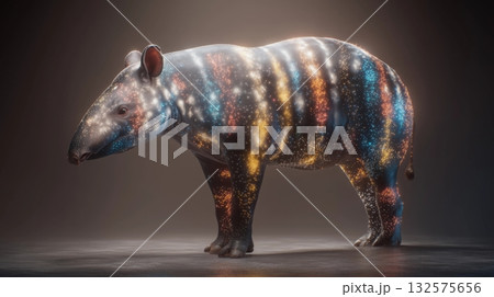 Celestial Tapestry on Malayan Tapir 132575656