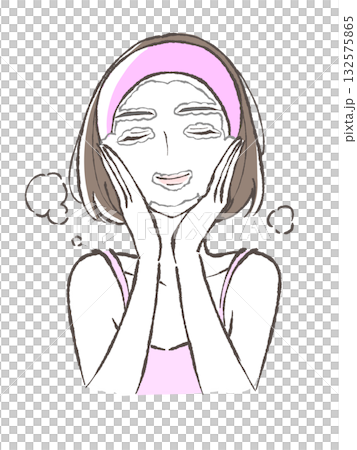 泡洗顔　女性 132575865