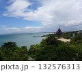 パタヤの海とサンクチュアリオブトゥルースの絶景 132576313
