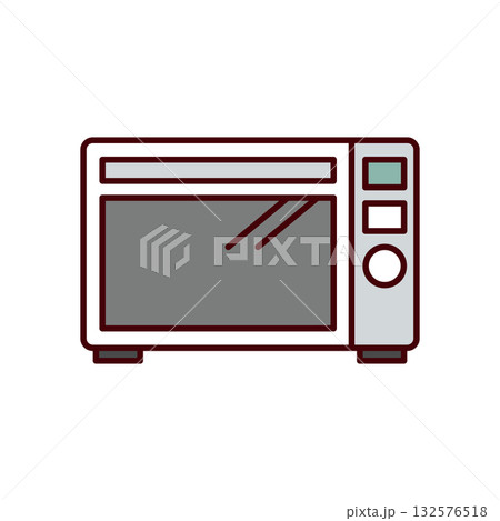 電子レンジのイラスト 電子レンジのイラスト 132576518