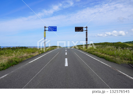 宗谷サンセットロード（日本海オロロンライン・萌える天北オロロンルート 132576545