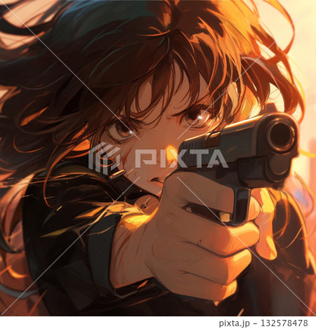 戦う女の子 戦う女の子 132578478