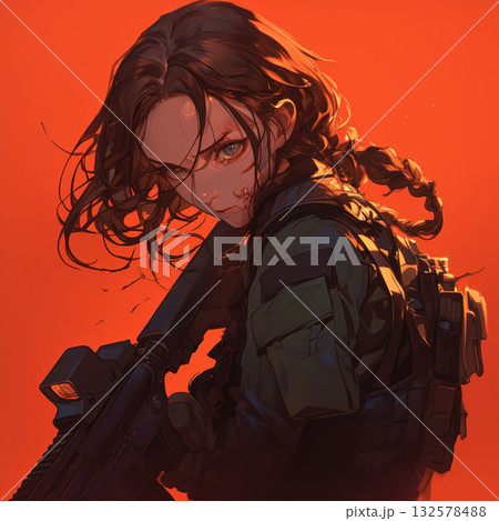 戦う女の子 戦う女の子 132578488