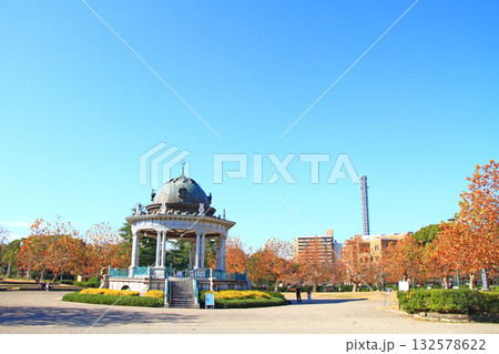 愛知県名古屋市、鶴舞公園奏楽堂の風景 132578622