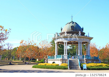 愛知県名古屋市、鶴舞公園奏楽堂の風景 愛知県名古屋市、鶴舞公園奏楽堂の風景 132578624