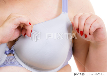 Fat woman big breast wearing bra Fat woman big breast wearing bra 132582412
