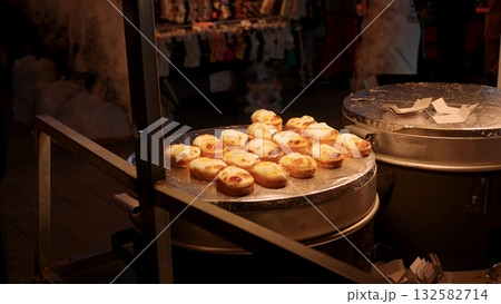 Gyeran ppang street food cooking in Seoul night market Gyeran ppang street food cooking in Seoul night market 132582714