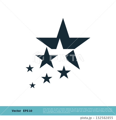 Star Icon Vector Logo Template Illustration Design. Vector EPS 10. 132582855