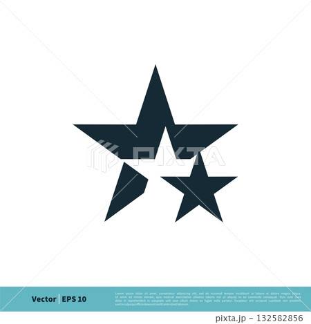 Star Icon Vector Logo Template Illustration Design. Vector EPS 10. 132582856