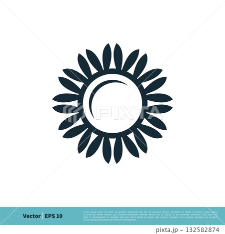 Ornamental Flower Icon Vector Logo Template Illustration Design. Vector EPS 10. Ornamental Flower Icon Vector Logo Template Illustration Design. Vector EPS 10. 132582874