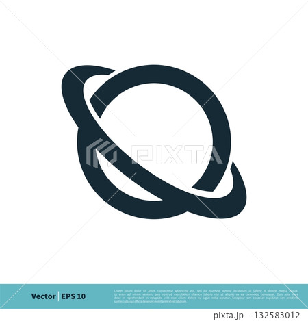 Planet Icon Vector Logo Template Illustration Design. Vector EPS 10. 132583012