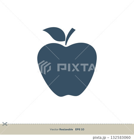 Apple Icon Vector Logo Template Illustration Design. Vector EPS 10. 132583060