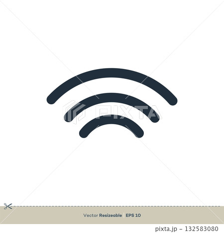 Signal Icon Vector Logo Template Illustration Design. Vector EPS 10. 132583080