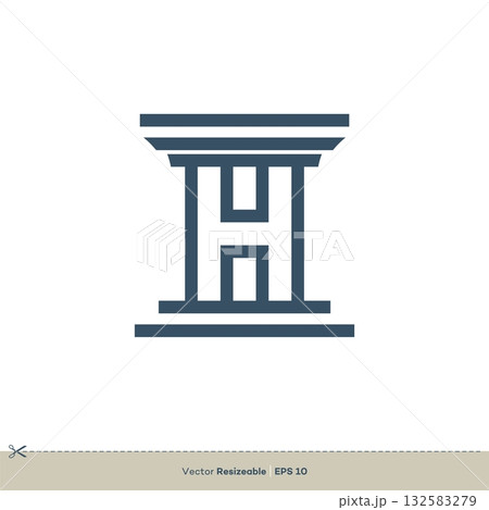Letter H Pillar Legal, Attorney, Law Office Vector Logo Template Illustration Design. Vector EPS 10. Letter H Pillar Legal, Attorney, Law Office Vector Logo Template Illustration Design. Vector EPS 10. 132583279