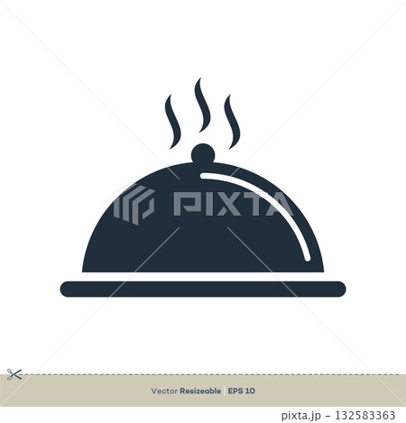 Tray of Food Icon Vector Logo Template Illustration Design. Vector EPS 10. Tray of Food Icon Vector Logo Template Illustration Design. Vector EPS 10. 132583363