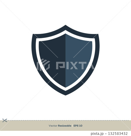 Shield Icon Vector Logo Template Illustration Design. Vector EPS 10. 132583432