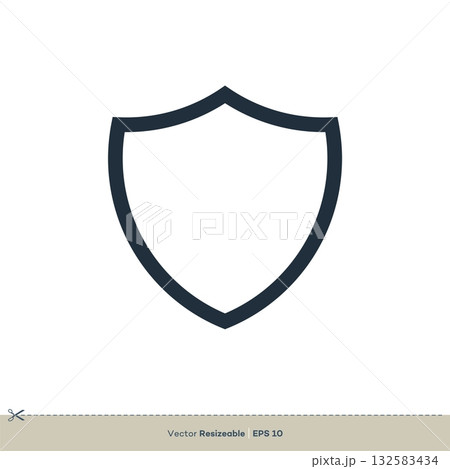 Shield Icon Vector Logo Template Illustration Design. Vector EPS 10. Shield Icon Vector Logo Template Illustration Design. Vector EPS 10. 132583434