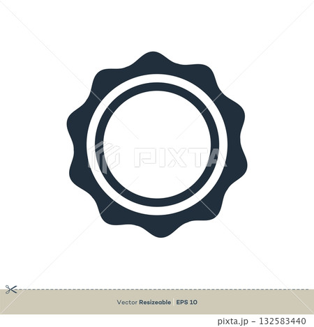 circle seal stamp lace Rosette Icon Vector Logo Template Illustration Design. Vector EPS 10. circle seal stamp lace Rosette Icon Vector Logo Template Illustration Design. Vector EPS 10. 132583440
