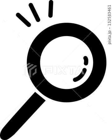 探す・調べる・検索をテーマにした、手描き風で親しみやすい虫眼鏡アイコン素材|ポップで使いやすいベクタ 探す・調べる・検索をテーマにした、手描き風で親しみやすい虫眼鏡アイコン素材|ポップで使いやすいベクタ 132583461