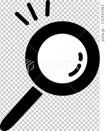 探す・調べる・検索をテーマにした、手描き風で親しみやすい虫眼鏡アイコン素材|ポップで使いやすいベクタ 探す・調べる・検索をテーマにした、手描き風で親しみやすい虫眼鏡アイコン素材|ポップで使いやすいベクタ 132583461