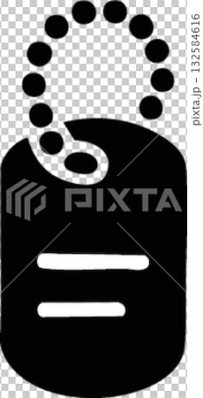 black leather case for briefcase icon 132584616