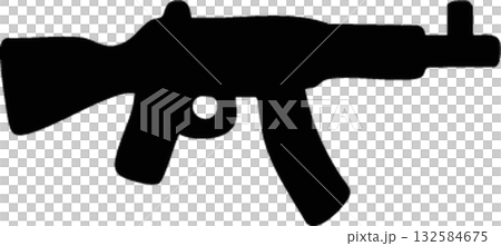 vector illustration of revolver and pistol logo 132584675
