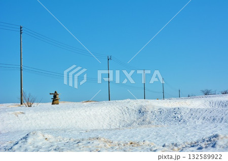 雪峠雪原風景 雪峠雪原風景 132589922