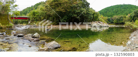 静岡県浜松市川合渕公園パノラマ写真 静岡県浜松市川合渕公園パノラマ写真 132590803