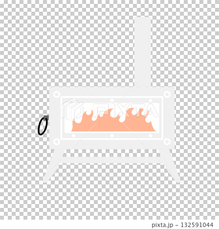 庫存插圖：篝火爐向量圖 132591044